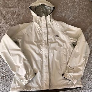 North Face Rain Shell Jacket White in Women’s Size XS